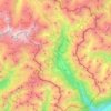 Bernina topographic map, elevation, terrain