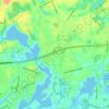 South Dennis topographic map, elevation, terrain