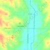 Coin topographic map, elevation, terrain