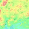 多玛乡 topographic map, elevation, terrain