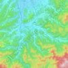 Yazu topographic map, elevation, terrain