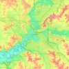 Eau Claire topographic map, elevation, terrain