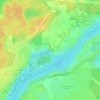 Островки topographic map, elevation, terrain
