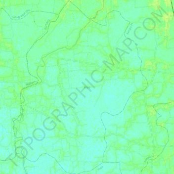 Koya topographic map, elevation, terrain