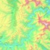 派镇 topographic map, elevation, terrain
