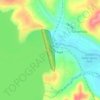 Canyon Lake Dam topographic map, elevation, terrain