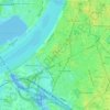Zuid topographic map, elevation, terrain