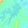 Açude Caxitoré topographic map, elevation, terrain