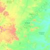 Rio Maria topographic map, elevation, terrain