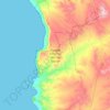 Parque Nacional Pan de Azúcar topographic map, elevation, terrain