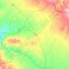 دهستان ارشق شرقی topographic map, elevation, terrain