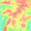 Alsace Township topographic map, elevation, terrain