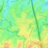 Cibubur topographic map, elevation, terrain