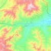 Tsamkani topographic map, elevation, terrain