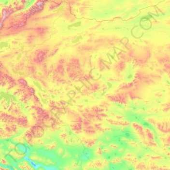 Xianqian topographic map, elevation, terrain