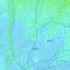 Ansai topographic map, elevation, terrain