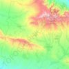 Qoʻshrabot District topographic map, elevation, terrain