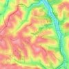 Brookline topographic map, elevation, terrain