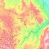 Caltepec topographic map, elevation, terrain