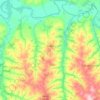 Tapira topographic map, elevation, terrain