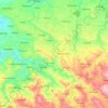 Lares topographic map, elevation, terrain