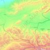 Rayımbek district topographic map, elevation, terrain
