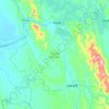 Rajasthali Upazila topographic map, elevation, terrain