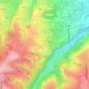 Fréchou-Fréchet topographic map, elevation, terrain