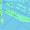 Dodge Island topographic map, elevation, terrain