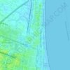 Malvarrosa topographic map, elevation, terrain