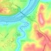 Brownsville topographic map, elevation, terrain