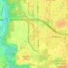 Roseland topographic map, elevation, terrain