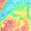 West Homestead topographic map, elevation, terrain