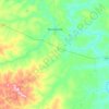 Maurilândia topographic map, elevation, terrain