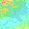 Tebing Tinggi Okura Subdistrict topographic map, elevation, terrain