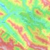 高燕镇 topographic map, elevation, terrain