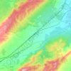 Montesa topographic map, elevation, terrain
