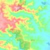 Hogarth Range Nature Reserve topographic map, elevation, terrain