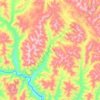 河曲马场 topographic map, elevation, terrain