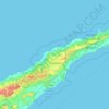 Rizokarpaso topographic map, elevation, terrain