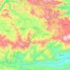 Salamá topographic map, elevation, terrain