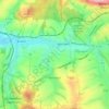 Bernsdorf topographic map, elevation, terrain
