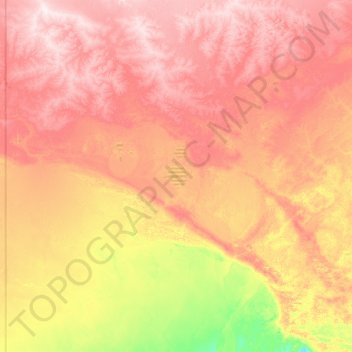 Maralinga Tjarutja topographic map, elevation, terrain