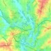 Austell topographic map, elevation, terrain