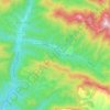 Garde topographic map, elevation, terrain