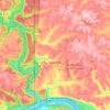 Ohioville topographic map, elevation, terrain