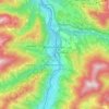 Bischofshofen topographic map, elevation, terrain