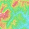 Luče topographic map, elevation, terrain