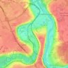 Essonnes topographic map, elevation, terrain