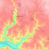 Pleasant Township topographic map, elevation, terrain